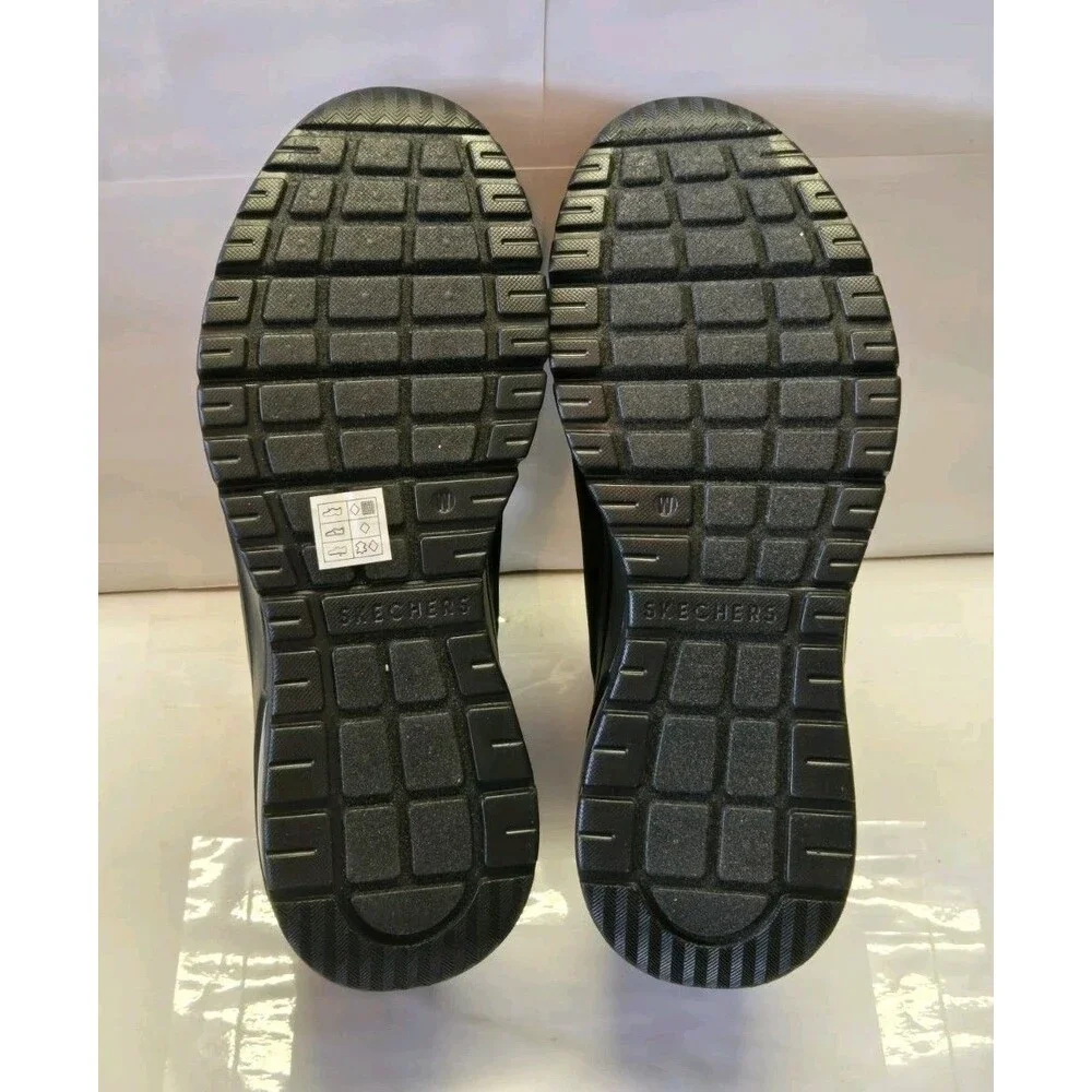 Skechers Men's 11 Wide Hands Free Slip-ins Uno Flex-EZ Air Black